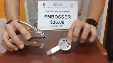 Notary Embosser tutorial