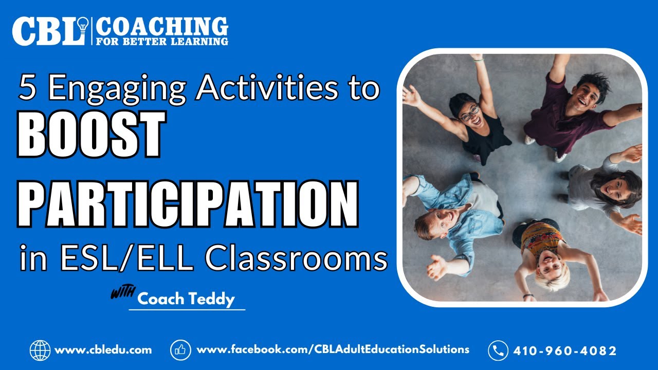5 Engaging Activities to Boost Participation in ESL/ELL Classrooms ...