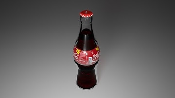 Cola bottel (3D Model) AUTODESK MAYA...