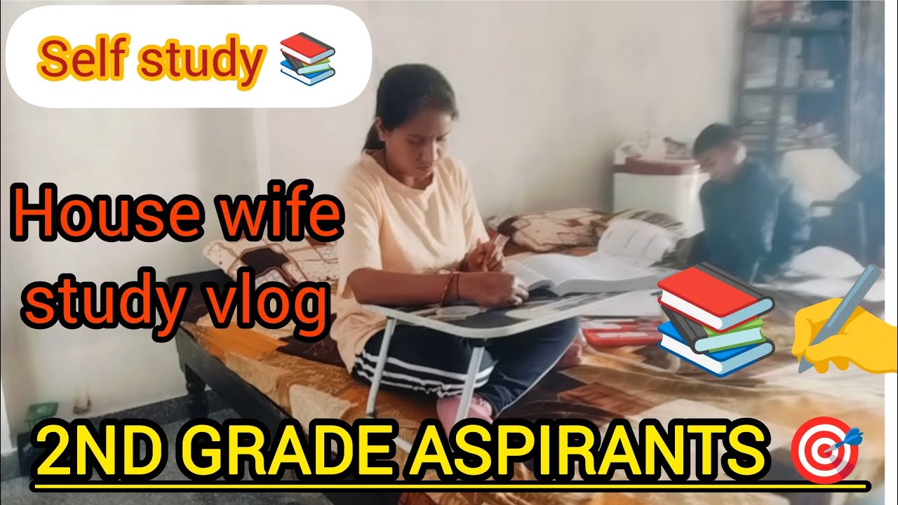 Grade 2nd aspirants 🎯📚 study vlog ✍️ house wife study routine life preparation for 📚✍️