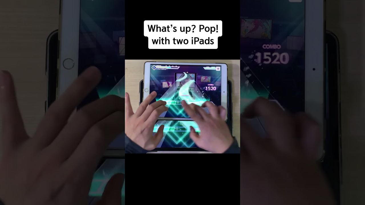 What's up? Pop! with two iPads 