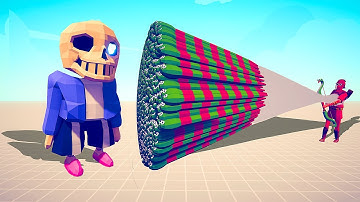 SANS vs EVERY GOD - Totally Accurate Battle Simulator TABS