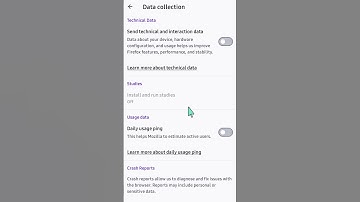 How To Enable/Disable Firefox Browser Data Collection on Android #firefox #firefoxbrowser #how