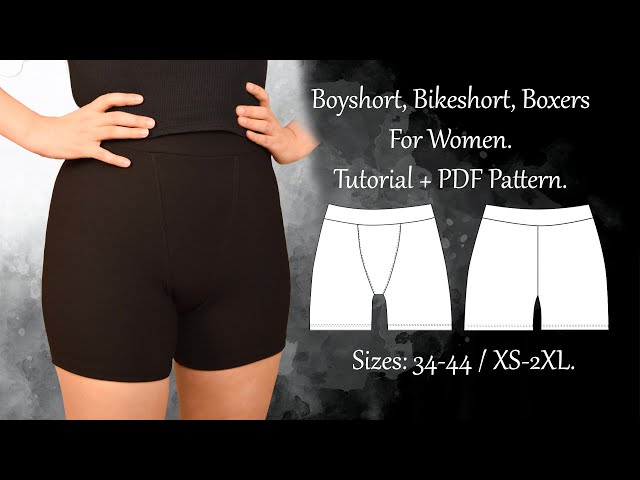 Boyfriend Boxer Shorts For Women Digital Patterns #diybfshorts – isa in  stitches