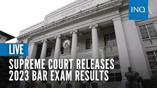LIVE: Supreme Court releases 2023 Bar exam results