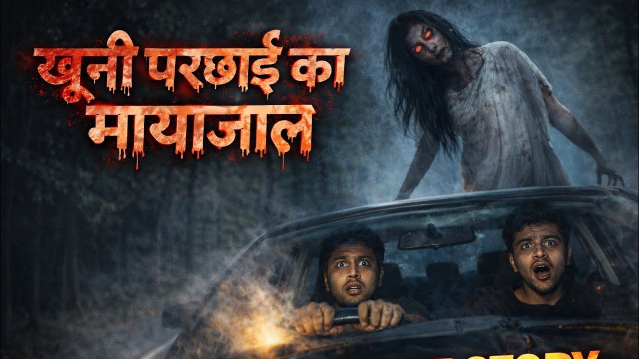 खूनी परछाई का मायाजाल 😱 | Car Horror Night Story | Real Haunted Road Experience | RK Haunted Tales