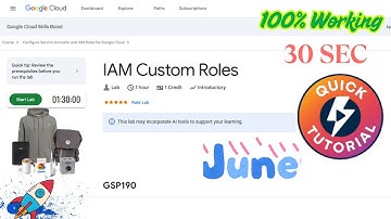 IAM Custom Roles #GSP190 With Explanation #qwiklabs #arcade