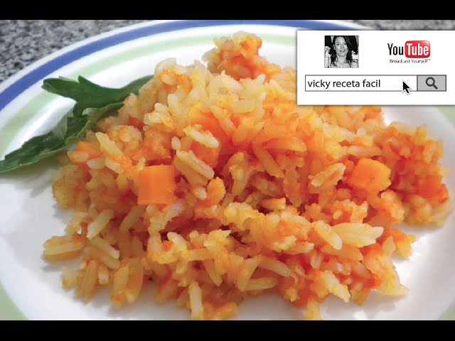 ARROZ ROJO TRADICIONAL | RECETA FACIL | VICKY RECETA FACIL