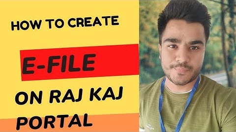 How to create Efile on Raj Kaj/E- filing on Raj Kaj Portal.#rajkaj portal per Efile Kese Create Kare