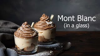 Mont Blanc - Easy Chestnut Dessert In A Gl