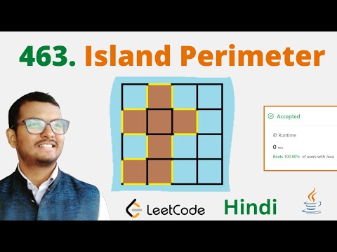 463. Island Perimeter || Java || Leetcode || Hindi