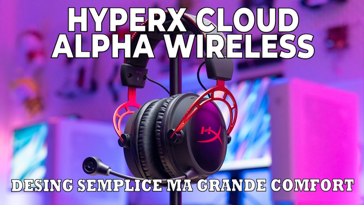 HyperX Cloud Alpha Wireless, Design Semplice Ma Grande Comfort!
