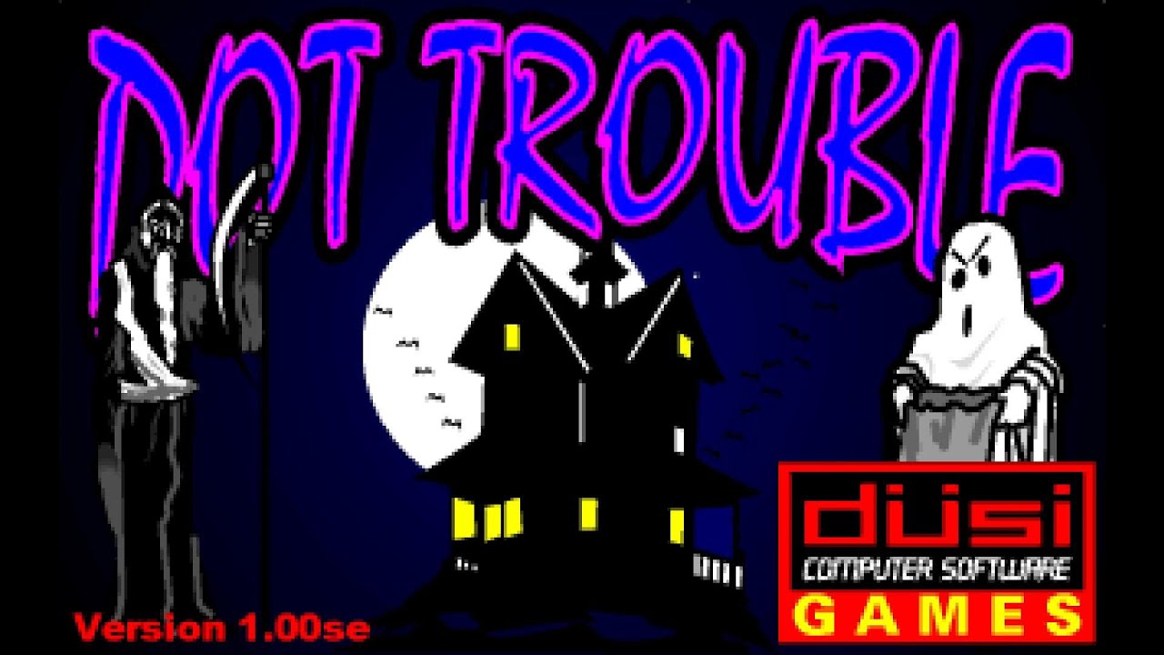 Dot Trouble (MS-DOS) Lets Play 