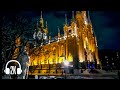 MOSCOW - Catholic Christmas. Walk after snowfall Cathedral - Krasnaya Presnya