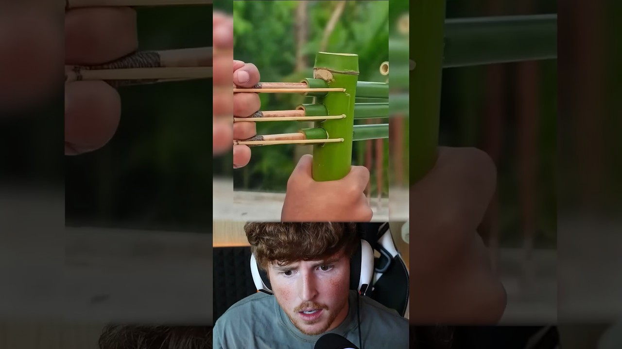 DIY Bamboo Bow and Arrow #bamboo #slingshots #diy