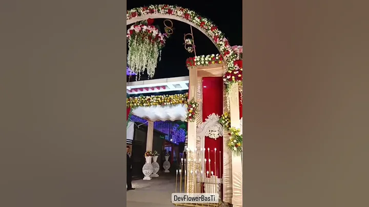 wedding decoration|flower decoration|gate|event management #shorts