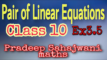 Pair of Linear Equations in two variables Class 10 maths|Ex.3.5 Q4(iii)|word problems