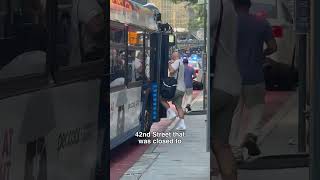 Do Buses Move Faster On 42nd St When Private Cars Are Banned? #nycbus #transit #nyctransit