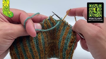 Blip-Free Left-Leaning Double Decrease in Double-Knitted Brioche — A Sockmatician Tutorial