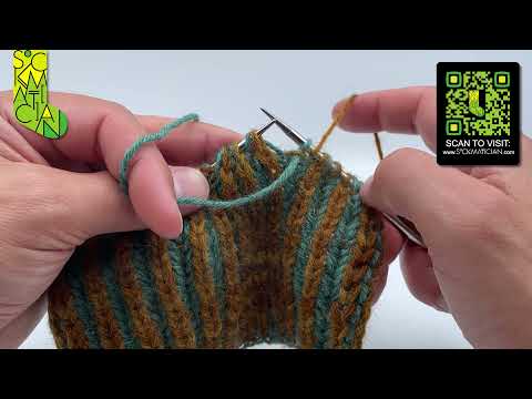 Blip-Free Left-Leaning Double Decrease in Double-Knitted Brioche — A Sockmatician Tutorial
