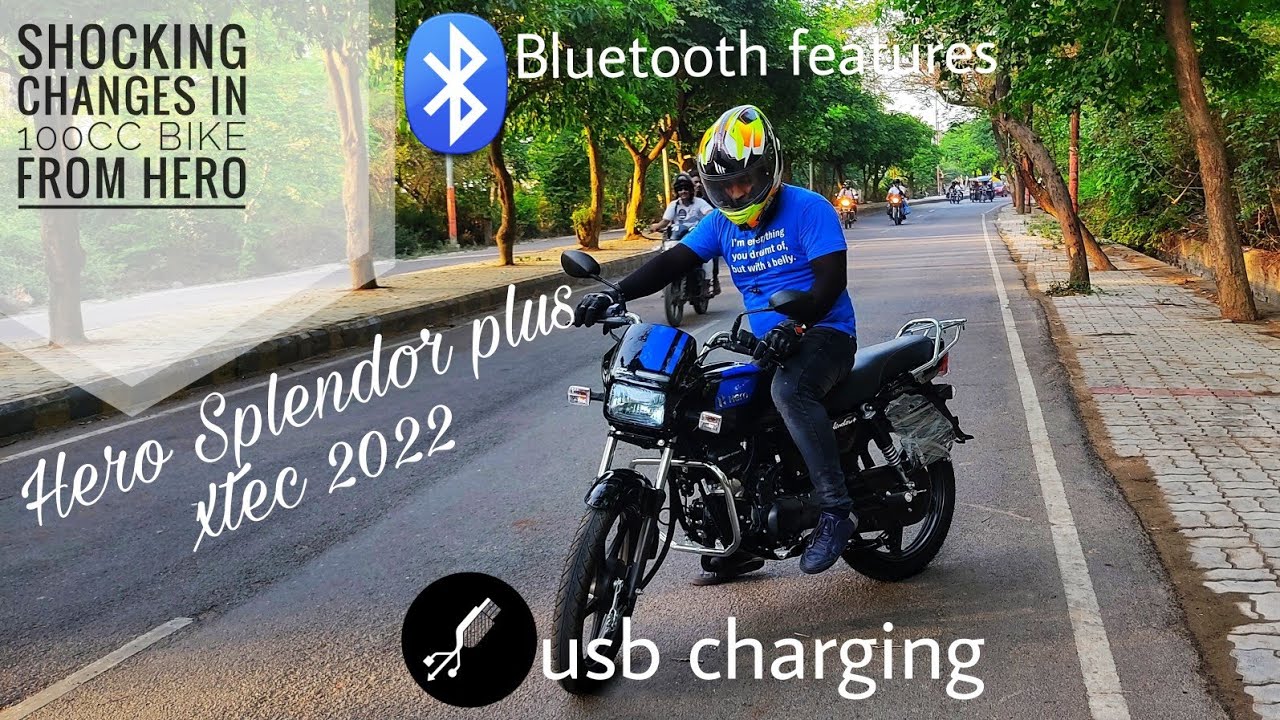 New Hero Splendor Plus Xtec 2022 Launch | SPl+ Xtec New Featurs | On ...