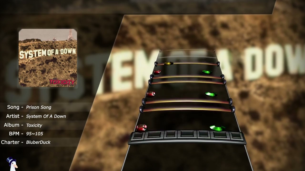 System Of A Down - Prison Song (Real/Pro Drum Chart）