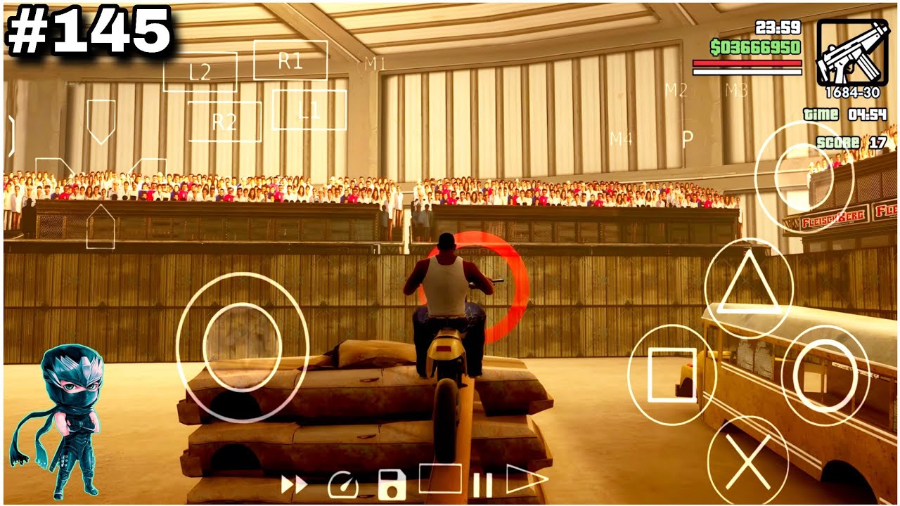 GTA SAN ANDREAS PS2 on MOBILE : GAMEPLAY 