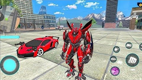 Red Mirage Multiple Transformation Jet Robot Car Game 2020 #1 - Android Gameplay