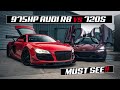 THIS 1000BHP TWIN TURBO R8 IS A MONSTER **STREET RACE**