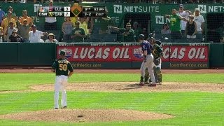 Fans go wild behind plate after final out