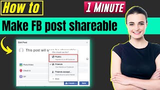 How to make Facebook post shareable