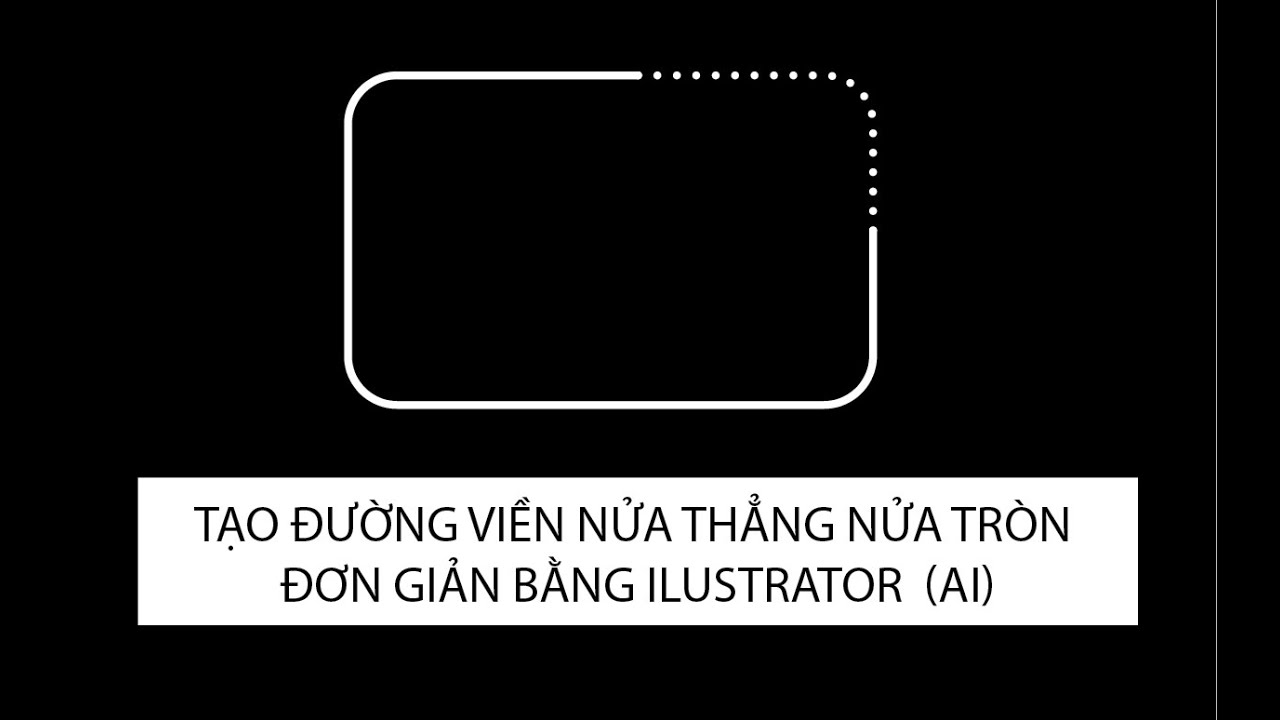 Tạo đường viền (Stroke) hình tròn siêu đơn giản bằng Illustrator (AI)