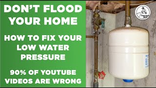 Best Video | Correct Way To Adjust Your Home Water Pressure | Fix Your Low Water Pressure
