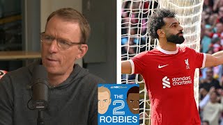 Mohamed Salah 'was a different human being' against Tottenham | The 2 Robbies Podcast | NBC Sports