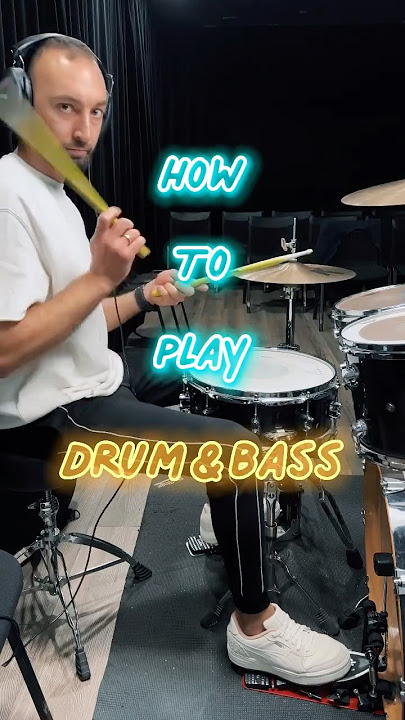 How to play DRUM&BASS ON DRUMS