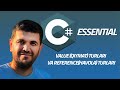 C# Essential. Value (qiymat) turlari va reference(havola) turlari