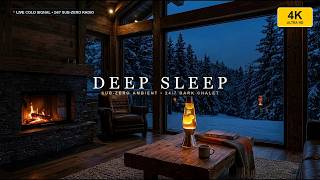 Sub-Zero Ambient • Deep Sleep, Focus & Relaxation Music ❄️ 24/7 Dark Chalet Radio [4K]