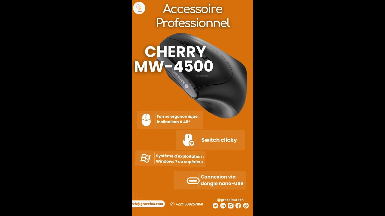 Souris professionnelle CHERRY MW-4500