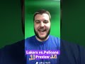 Lakers vs. Pelicans Preview + Zion vs. LeBron #shorts