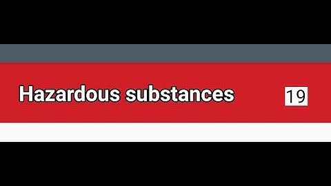 16. HS&E CSCS Exam HAZARDOUS SUBSTANCES 19 Questions for OPERATIVES 2021
