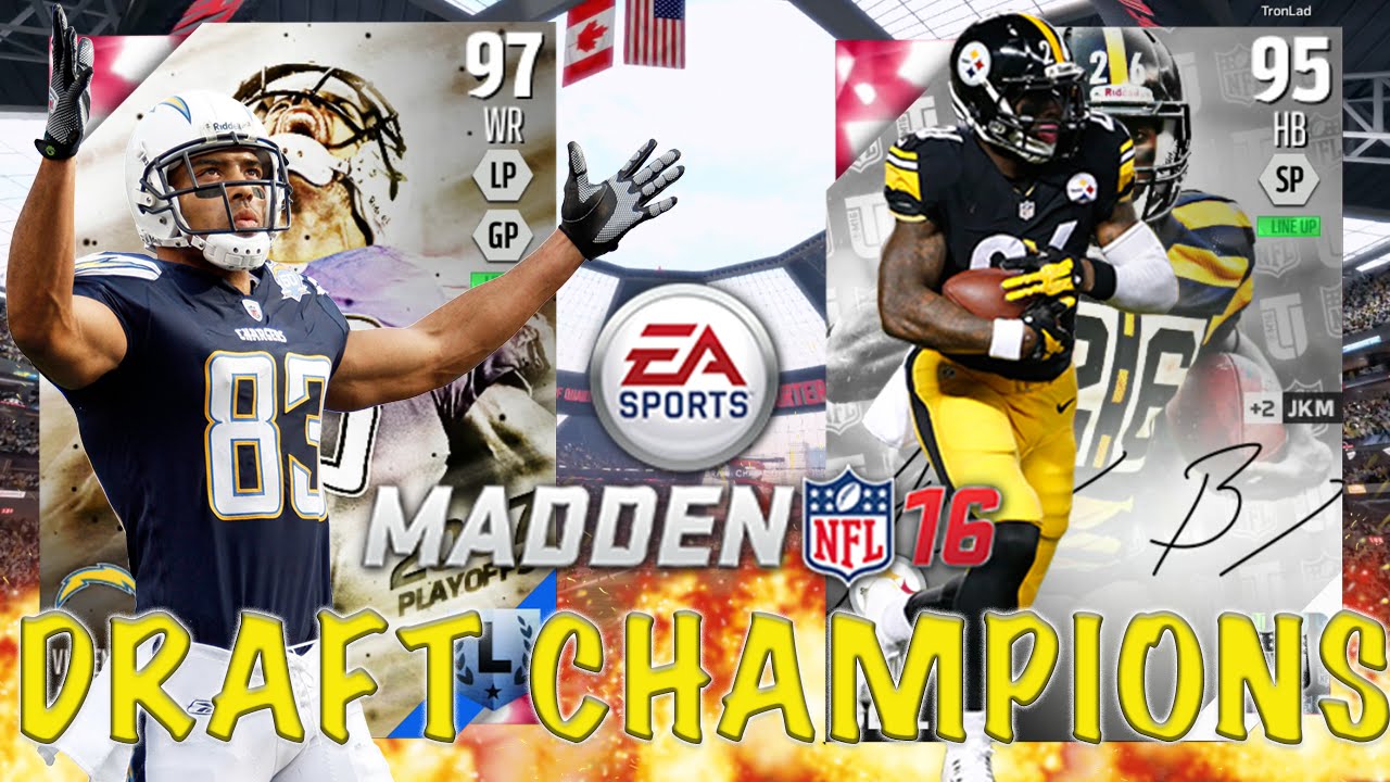 I Have The Best Draft Luck!!! - Madden 16 Draft Champions