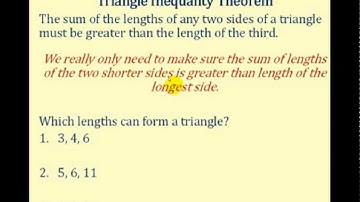 5-4 Triangle Inequality Theorem