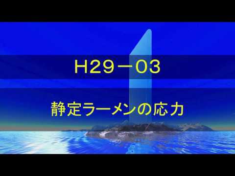Let'ttry！過去問 平成29年度 1級建築士 構造 問3 【日建学院