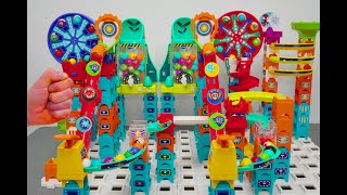 Pop Tubes in Combination with Vtech Marble Run Race ASMR