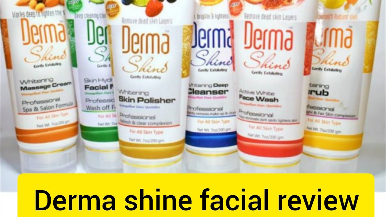 Derma shine best facial kit review YouTube