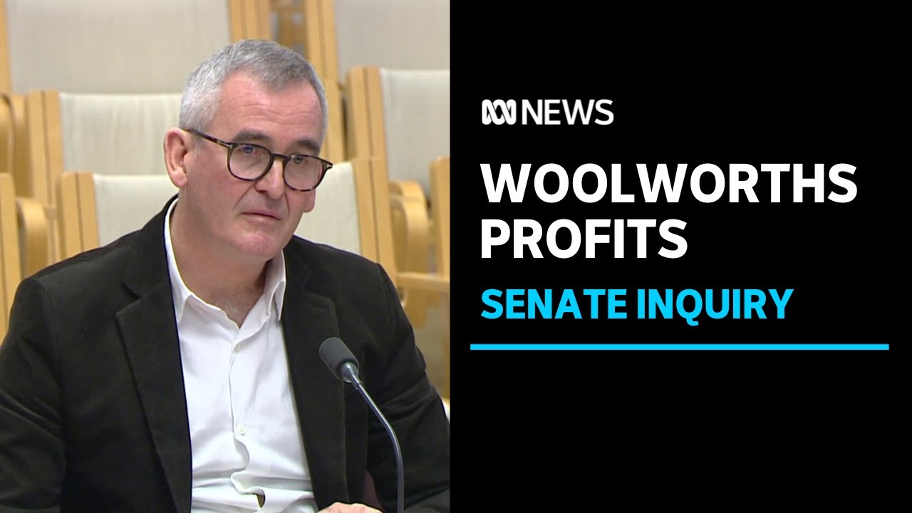 Senator accuses Woolworth CEO Brad Banducci of dodging profit questions