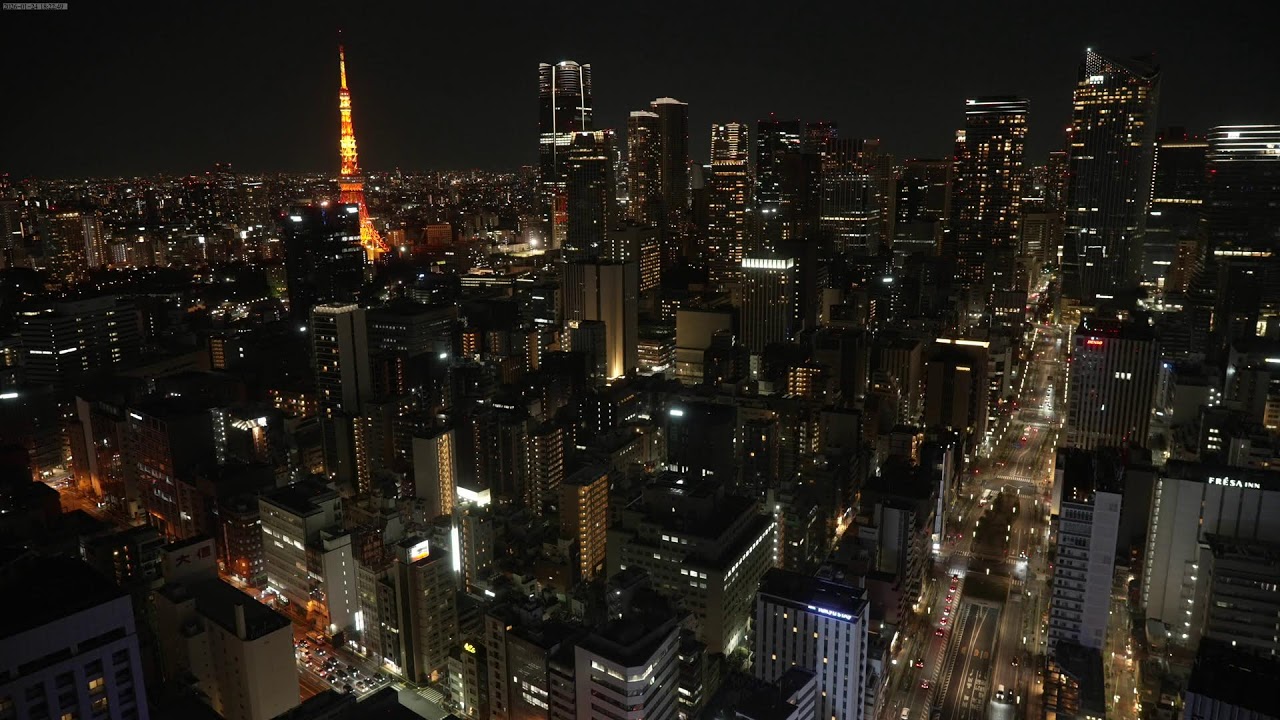 [4K Live] 東京・汐留 ライブカメラ live stream of Shimbashi,Tokyo