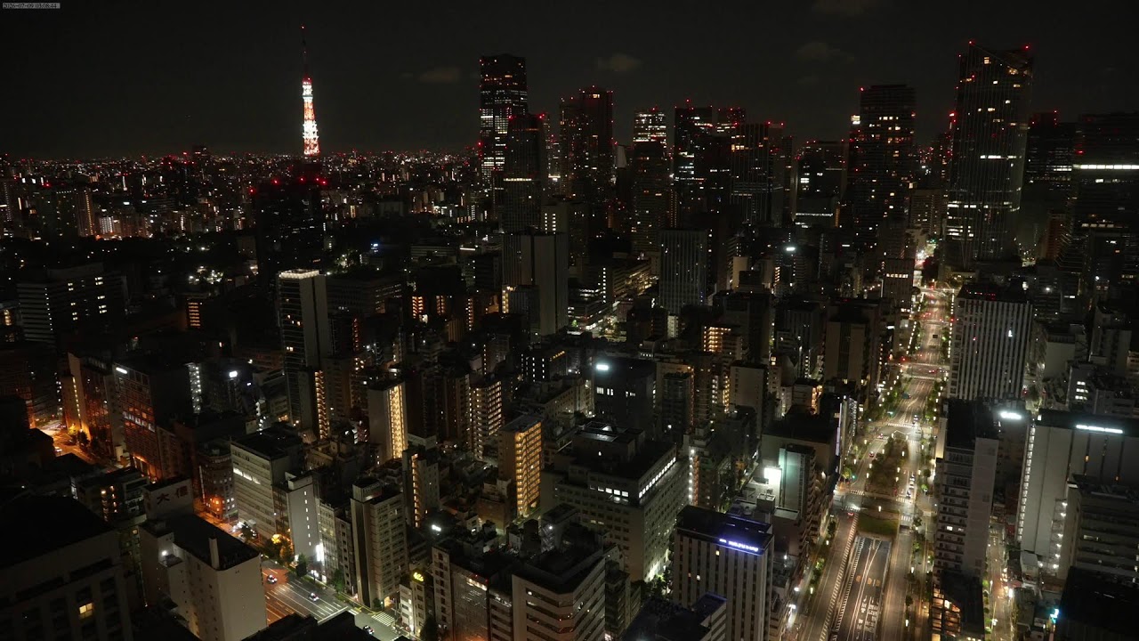 [4K Live] 東京・汐留 ライブカメラ live stream of Shimbashi,Tokyo