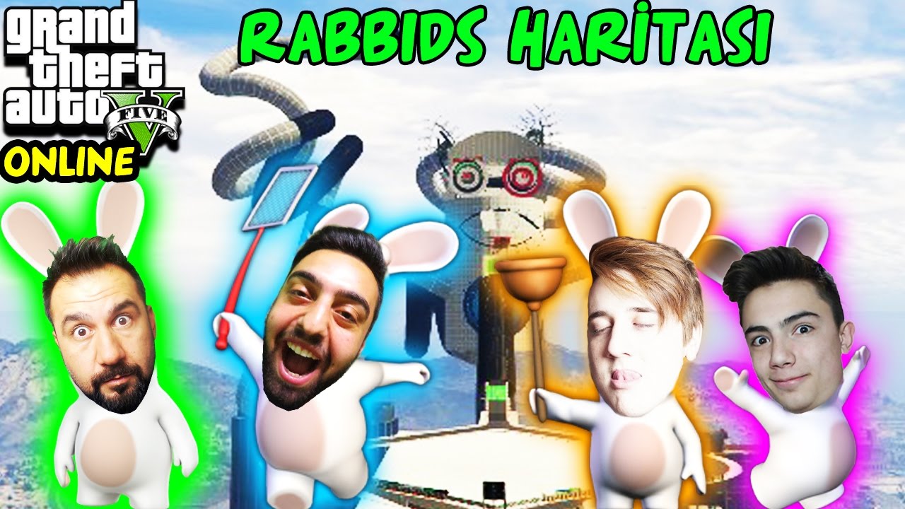 RABBIDS HARİTASI! | EKİPLE GTA 5 ONLINE