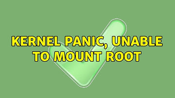 Ubuntu: Kernel Panic, unable to mount root
